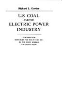 Cover for U.S. coal and the electric power industry