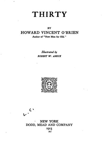 Cover for Thirty