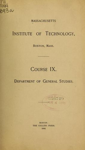 Cover for Course IX
