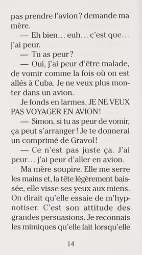 Cover for La grande peur de Simon