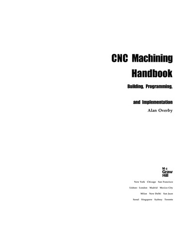 Cover for CNC machining handbook