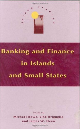 Cover for Banking and finance in islands and small states