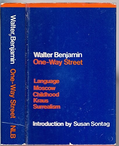 Cover for One-way street, and other writings