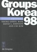 Cover for Groups-Korea '98
