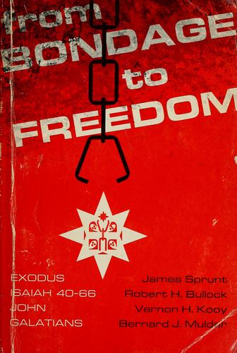 Cover for From bondage to freedom