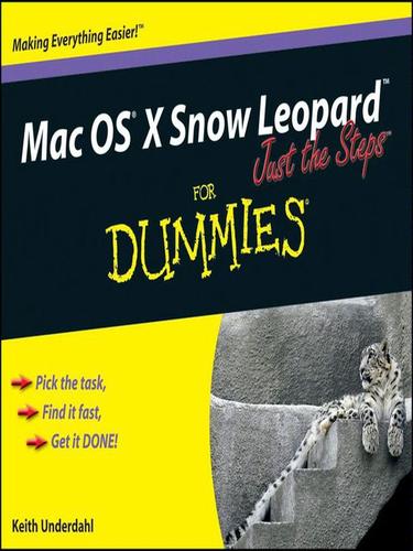 Cover for Mac OS X Snow Leopard Just the Steps For Dummies