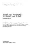 Cover for Politik und Publizistik, Publizistik und Politik