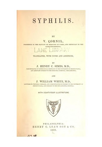 Cover for Syphilis c. 2