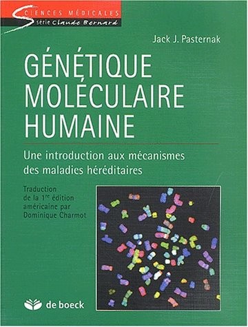 Cover for Génétique moléculaire humaine