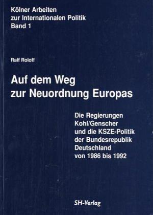 Cover for Auf dem Weg zur Neuordnung Europas