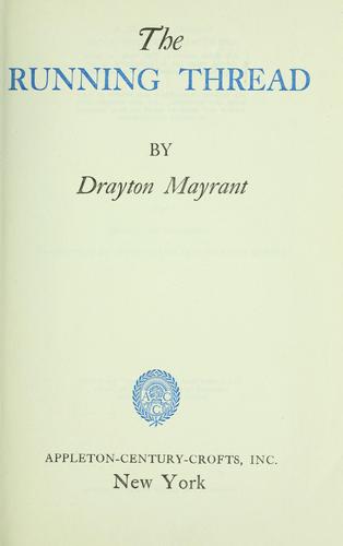 Cover for The running thread