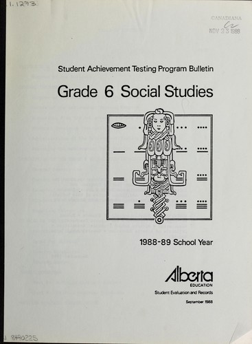 Cover for Student achievement testing program bulletin