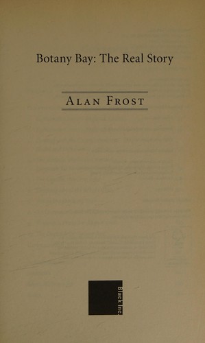 Cover for Botany Bay