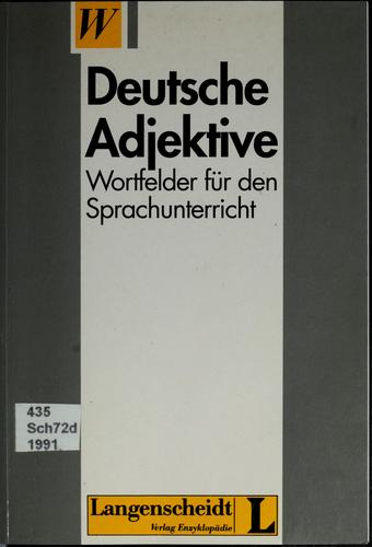 Cover for Deutsche Adjektive