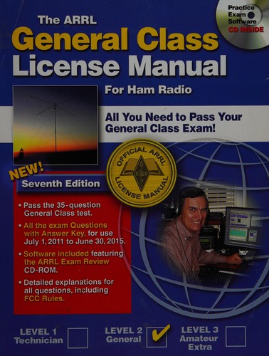 Cover for The ARRL general class license manual for ham radio