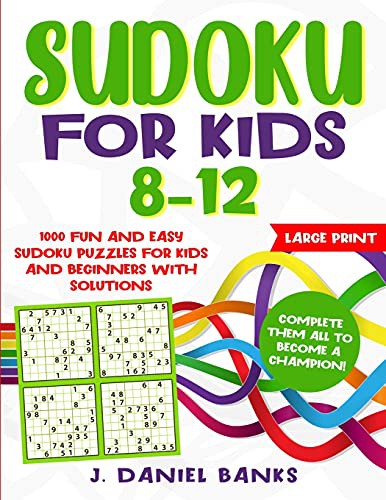 Cover for Sudoku for Kids 8-12