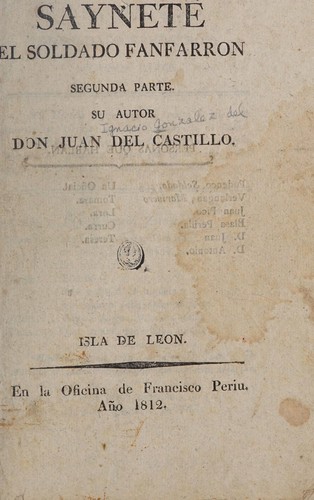 Cover for El soldado fanfarrón