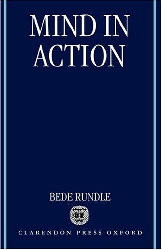 Cover for Mind in action