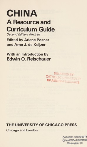 Cover for China