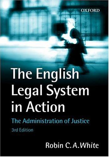 Cover for The Administration of Justice