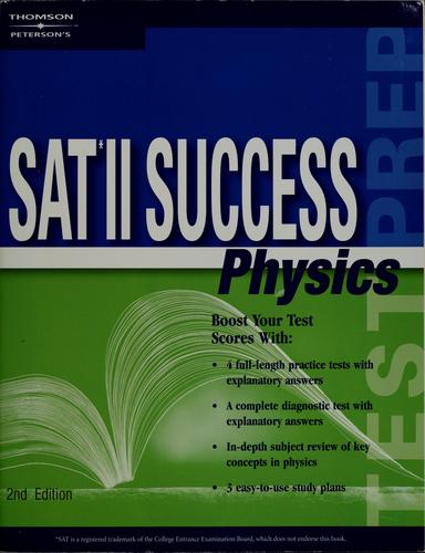 Cover for SAT II success