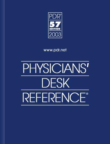 Cover for Physicians' Desk Reference 2003 (Physicians' Desk Reference (Pdr))