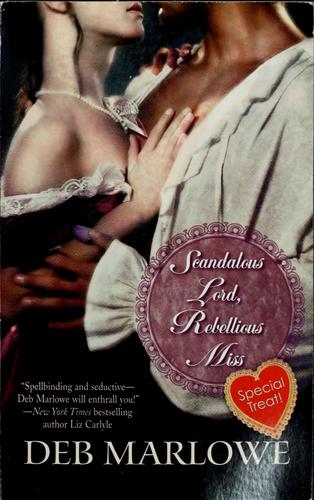 Cover for Scandalous Lord, Rebellious Miss
