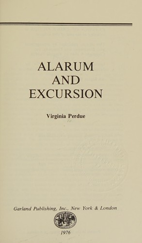 Cover for Alarum and excursion