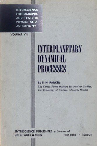 Cover for Interplanetary dynamical processes.