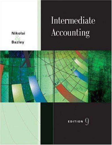 Cover for Intermediate Accounting
