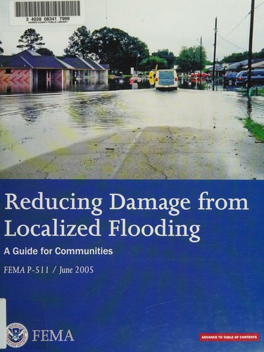 Cover for Reducing Damage from Localized Flooding A Guide for Communities