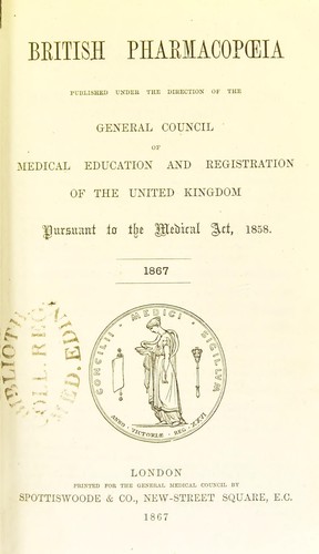Cover for British pharmacopoeia