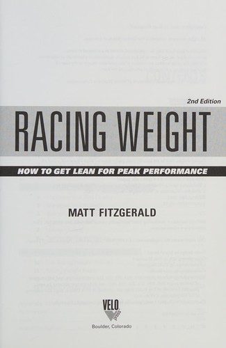 Cover for Racing weight