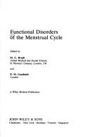 Cover for Functional disorders of the menstrual cycle
