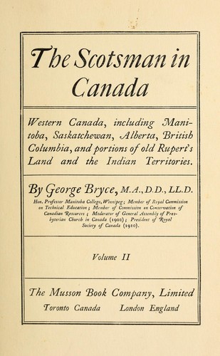 Cover for The Scotsman in Canada.