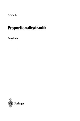 Cover for Proportionalhydraulik