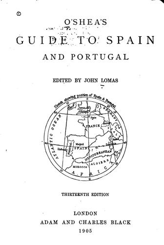 Cover for O'Shea's Guide to Spain and Portugal