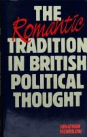 Cover for The romantic tradition in British political thought