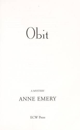 Cover for Obit
