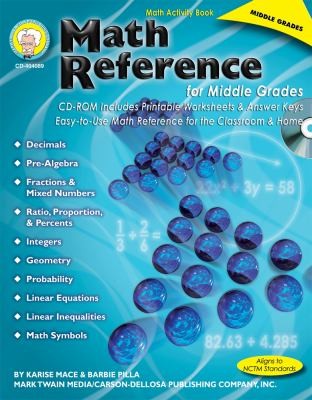 Cover for Math Reference For Middle Grades
