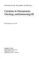 Cover for Cytokines in hemopoiesis, oncology, and immunology III