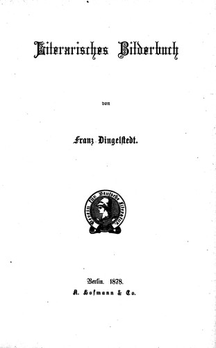Cover for Literarisches Bilderbuch