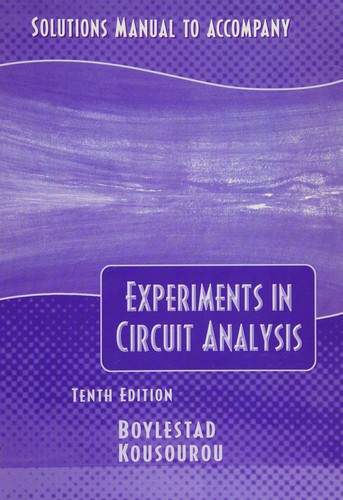 Cover for Instructor's supplements CD-ROM to accompany Introductory circuit analysis. 10th ed