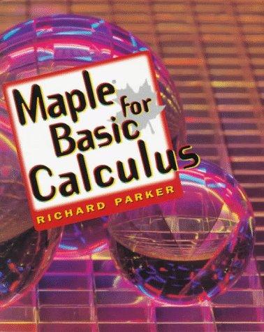 Cover for Maple for basic calculus