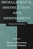 Cover for Intelligence, instruction, and assessment