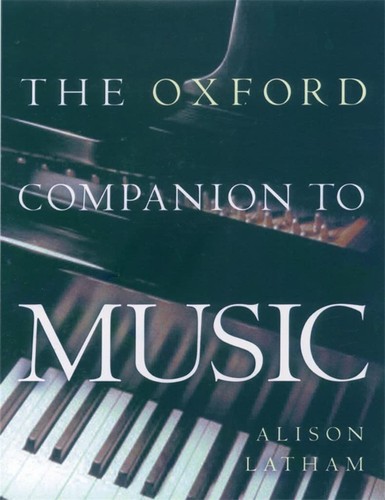 Cover for The Oxford companion to music