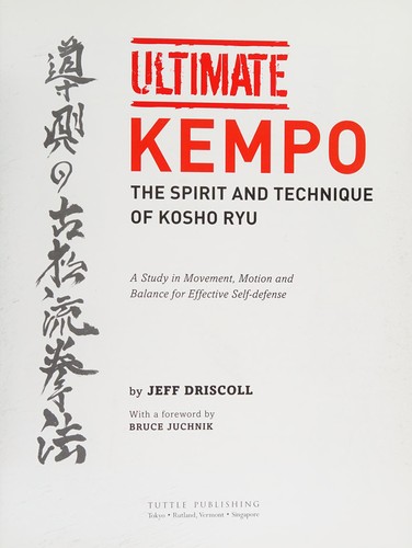 Cover for Ultimate kempo