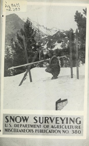 Cover for Snow surveying