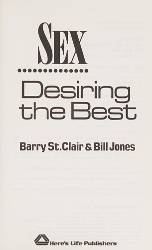 Cover for Sex, desiring the best