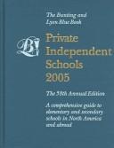 Cover for Private Independent Schools 2005